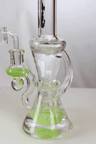 8" Genie recycled rig with a banger- - One Wholesale