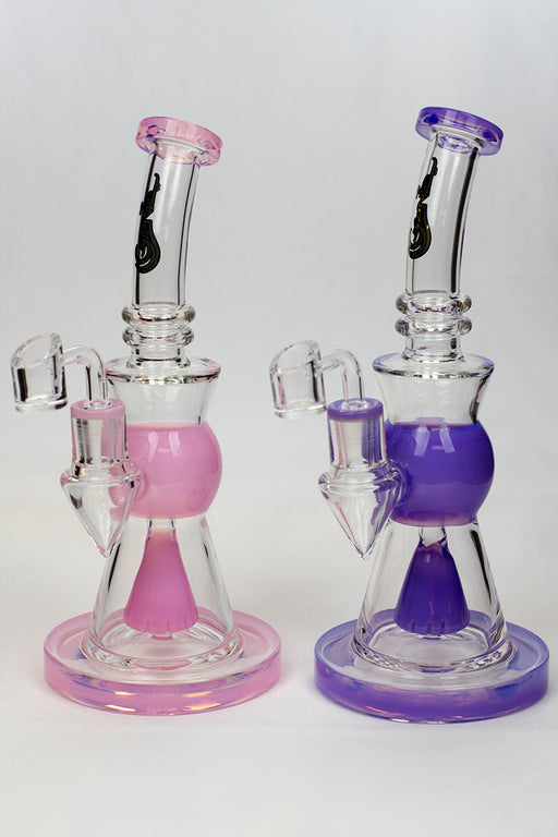 9.5" genie shower head difussed rig Bongs ONE