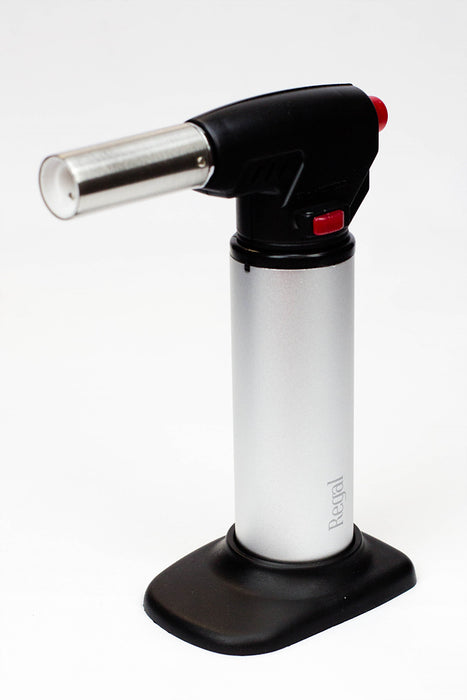 HONEST Adjustable Single Torch Lighter-Silver - One Wholesale