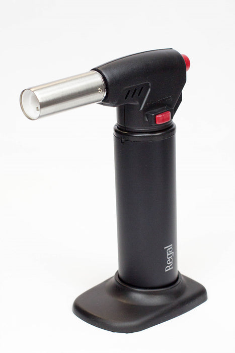 HONEST Adjustable Single Torch Lighter-Black - One Wholesale