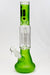 12" infyniti frost glass 4-arm round beaker Bong-Green - One Wholesale