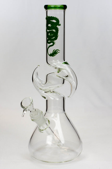 12" kink zong water pipe Type A-Dragon - One Wholesale