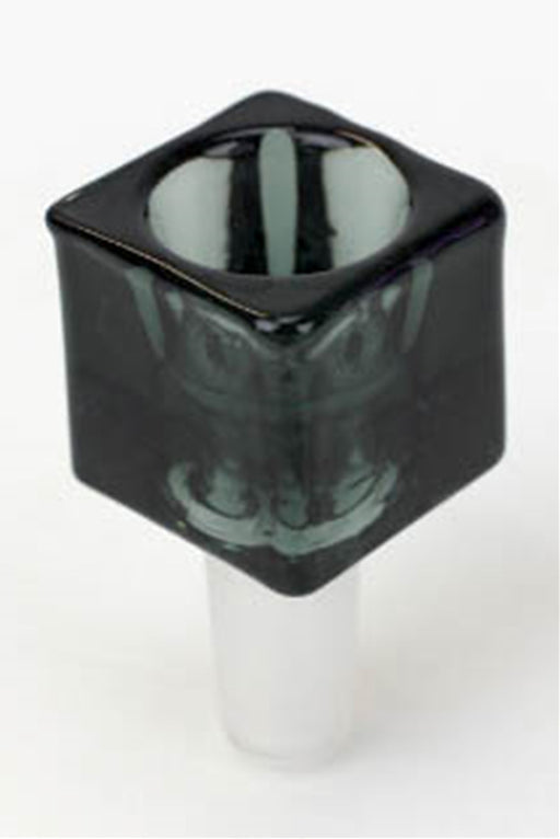 Glass Cube large bowl Bowl · Popper ONE Smoke 14 mm female joint