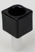 Glass Cube large bowl-Black - One Wholesale