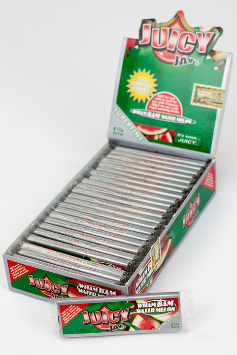 Juicy Jay's Superfine flavored hemp Rolling Papers-Wham Bam Water Melon - One Wholesale