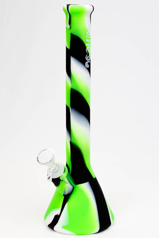 12" color silicone water bong-Pattern A - One Wholesale
