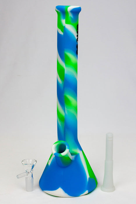 12" color silicone water bong- - One Wholesale