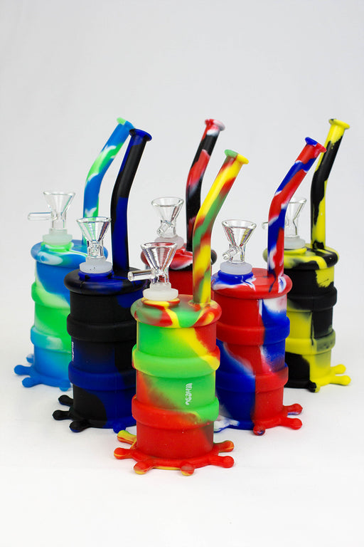 8" silicone detachable bubbler Resin · Silicone · Plastic Bong ONE
