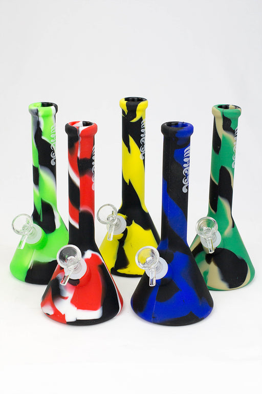 8" silicone tube mini water bong Resin · Silicone · Plastic Bong ONE