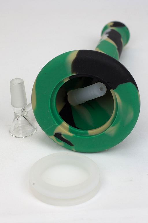 8" silicone tube mini water bong Resin · Silicone · Plastic Bong ONE
