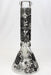 14" Glow in the dark 7 mm glass water bong-New Beaker Bong ONE