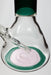 16" Genie 9 mm color combination glass water bong- - One Wholesale