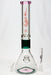 16" Genie 9 mm color combination glass water bong- - One Wholesale