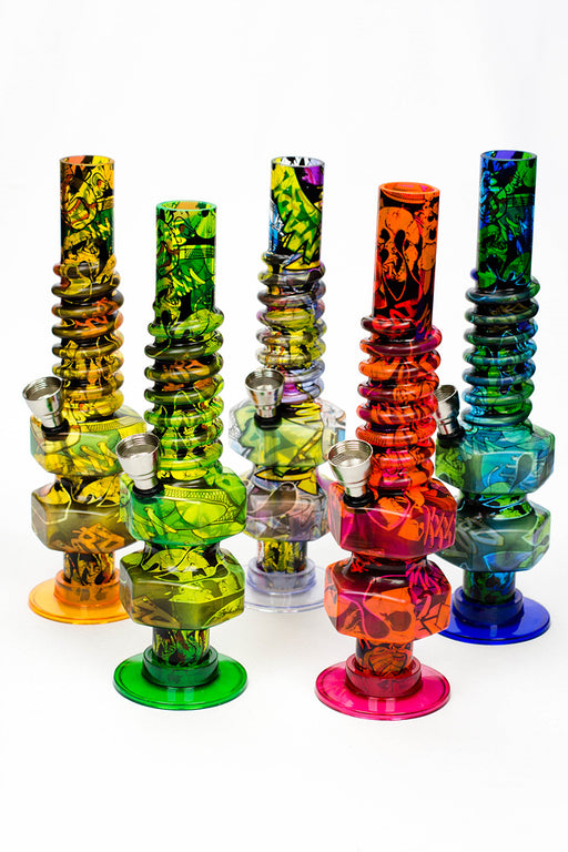 8" acrylic water pipe-MIGY01- - One Wholesale