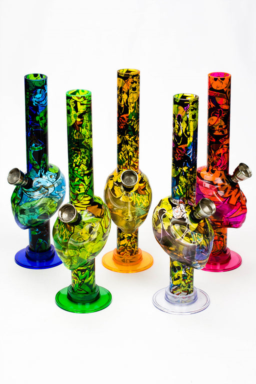 8" acrylic water pipe-MIGY05- - One Wholesale