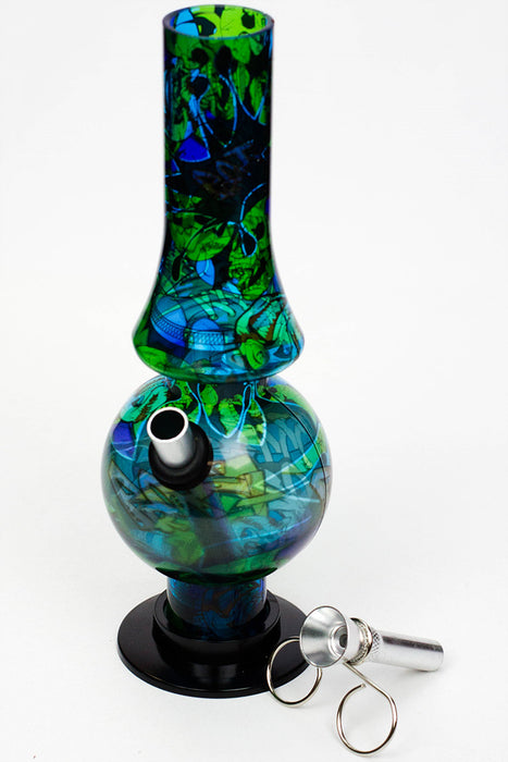 7.5" acrylic water pipe-FDY04- - One Wholesale