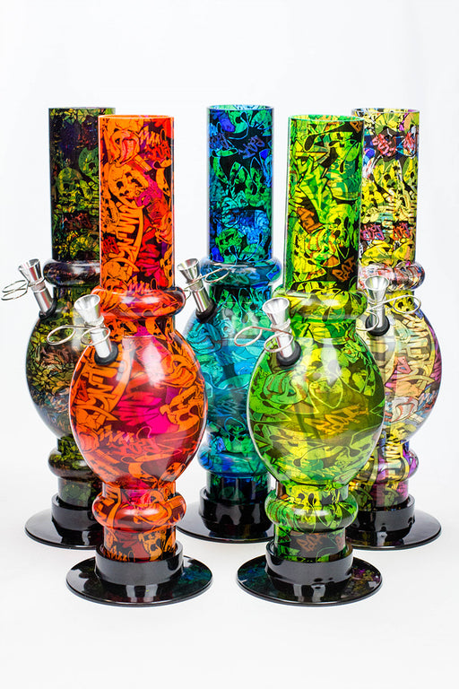 12" acrylic water pipe-FAY13 Acrylic Bong ONE