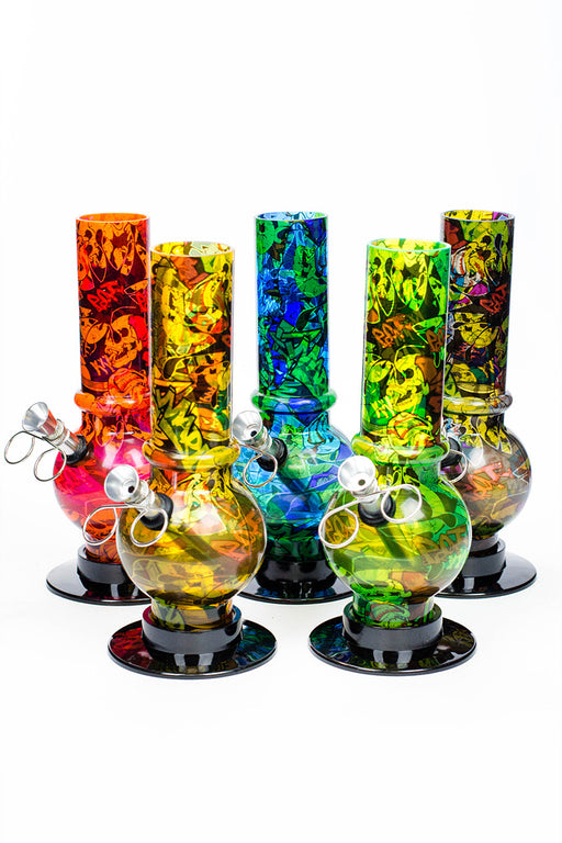8" acrylic water pipe-FBY02- - One Wholesale