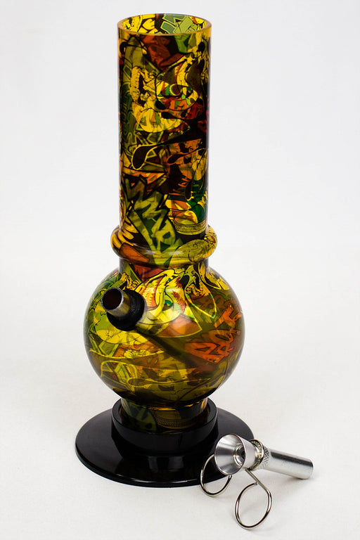 8" acrylic water pipe-FBY02 Acrylic Bong ONE
