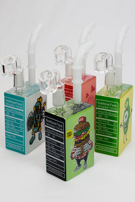 7.5" Juicy box Rigs-Nutitional Facts Bongs ONE