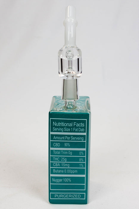 7.5" Juicy box Rigs-Nutitional Facts Bongs ONE