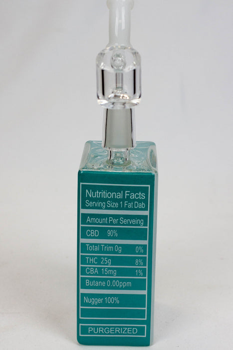 7.5" Juicy box Rigs-Nutitional Facts Bongs ONE