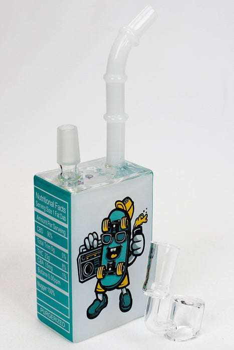 7.5" Juicy box Rigs-Nutitional Facts Bongs ONE
