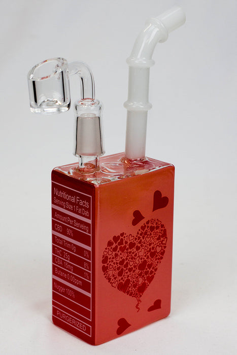 7.5" Juicy box Rigs-Nutitional Facts Bongs ONE B