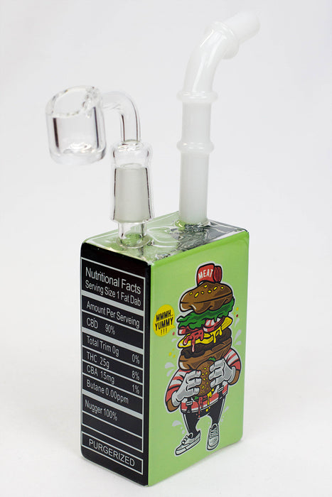 7.5" Juicy box Rigs-Nutitional Facts Bongs ONE C