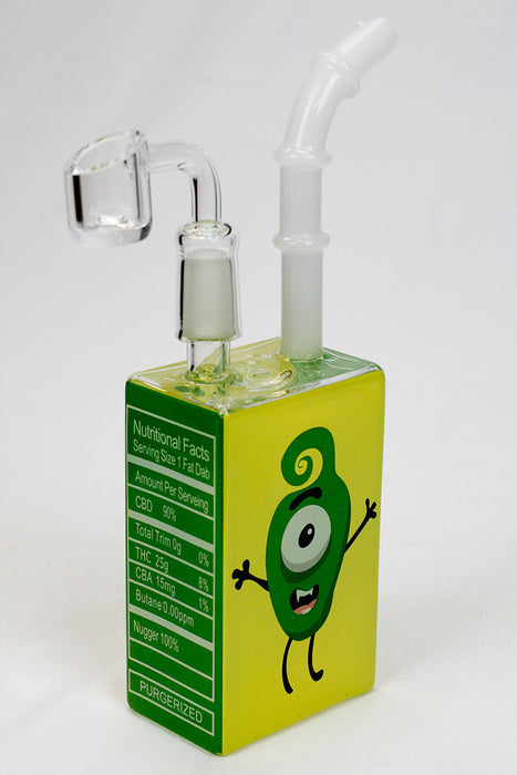 7.5" Juicy box Rigs-Nutitional Facts Bongs ONE D