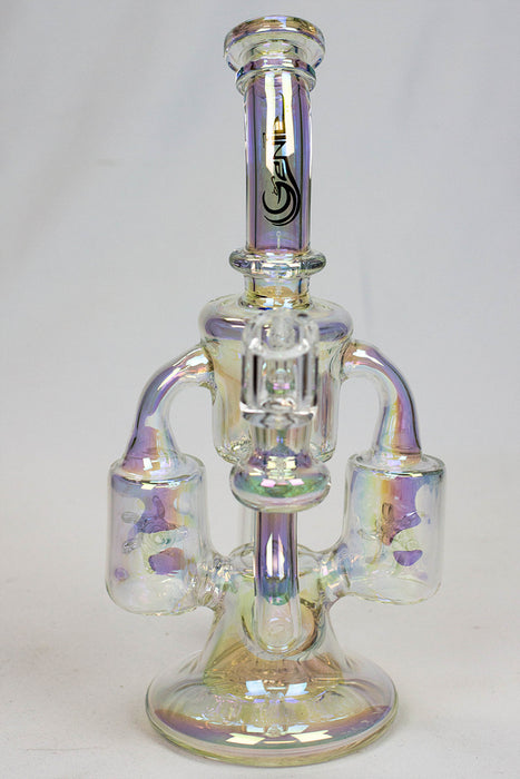 9" Genie metallic dual waterwheel recycled  rig- - One Wholesale