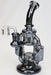 9" Genie metallic dual waterwheel recycled  rig-Black - One Wholesale