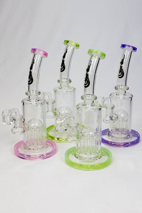 9" Genie 8-tree arms diffuser rig- - One Wholesale