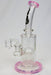 9" Genie 8-tree arms diffuser rig-Pink - One Wholesale