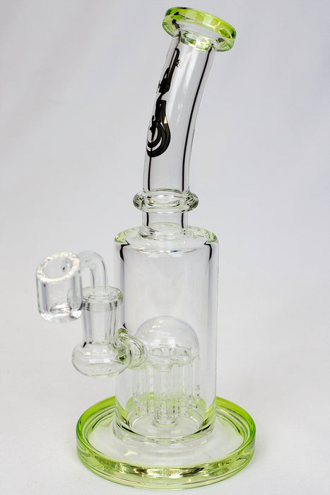 9" Genie 8-tree arms diffuser rig Rig ONE Neon Green