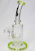 9" Genie 8-tree arms diffuser rig-Neon Green - One Wholesale