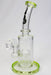 9" Genie 8-tree arms diffuser rig-Neon Green - One Wholesale