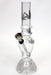 7" acrylic water pipe with grinder-Clear - One Wholesale