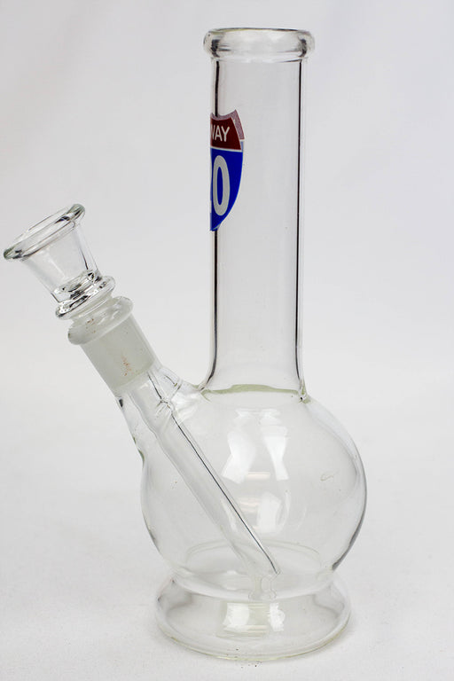 7" glass water bong M1042 Glass Bong ONE