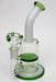 6.5" honeycomb diffused bubbler-Green - One Wholesale