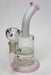 6.5" honeycomb diffused bubbler-Pink - One Wholesale