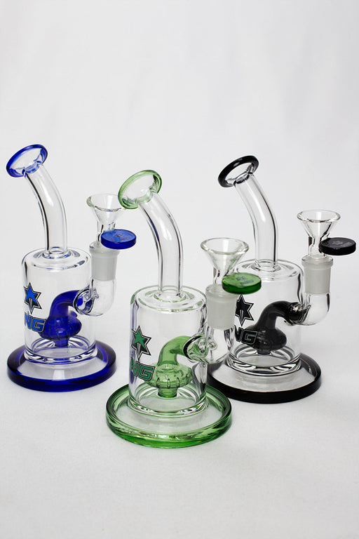6" Nice glass 2-in-1 shower head bubbler Glass Rig ONE