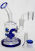6" Nice glass 2-in-1 shower head bubbler-Blue - One Wholesale