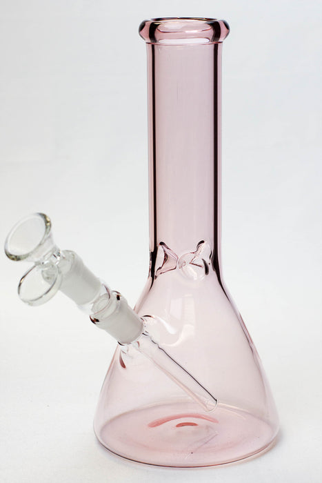 8.5" Infyniti color tube glass water bong-Pink - One Wholesale