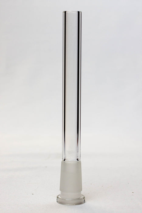 Glass open ended popper downstem-6 1/4 inches - One Wholesale