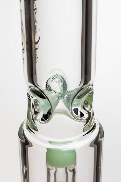 17" Genie shower head percolator glass water bongs- - One Wholesale