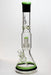 17" Genie shower head percolator glass water bongs-F-Green - One Wholesale