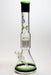 17" Genie 10-Arms percolator glass water bongs-C-Green - One Wholesale