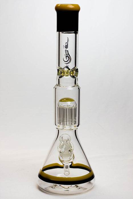 17" Genie 10-Arms percolator glass water bongs- - One Wholesale