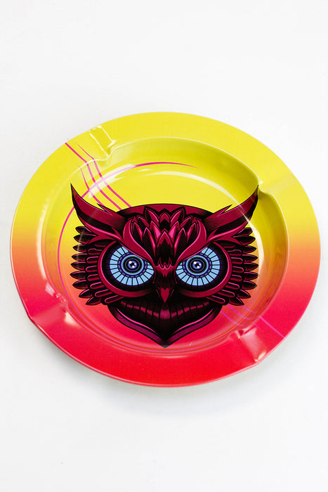 Smoke Arsenal round metal ashtray-Late Owl - One Wholesale